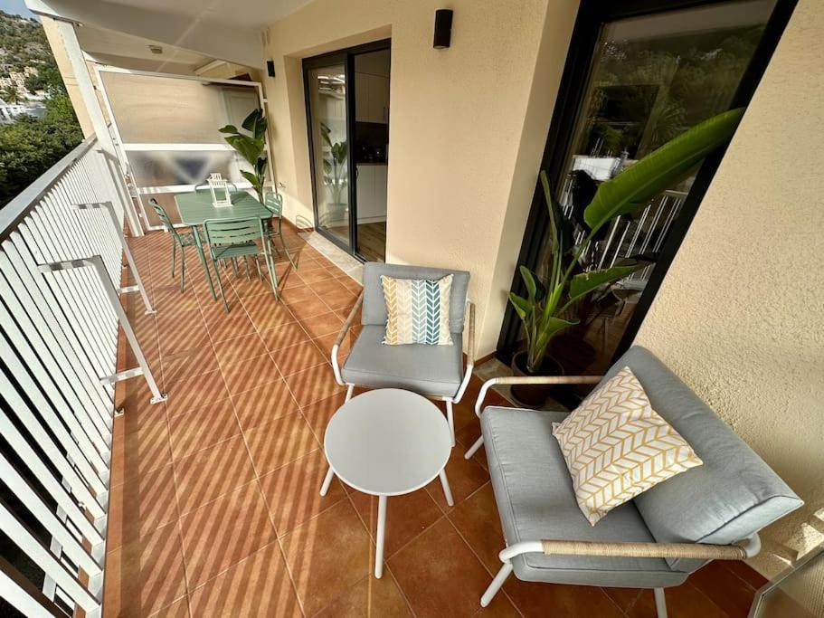 Moderno Y Acogedor Apartamento Con Terraza “ Llebeig” 소예르 외부 사진